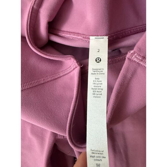 NWOT Lululemon Groove High-Rise Split-Hem Flared Pant Nulu Velvet Dust Size 2 - Picture 11 of 12